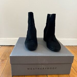 Aquatalia Weatherproof Suede Ankle Bootie